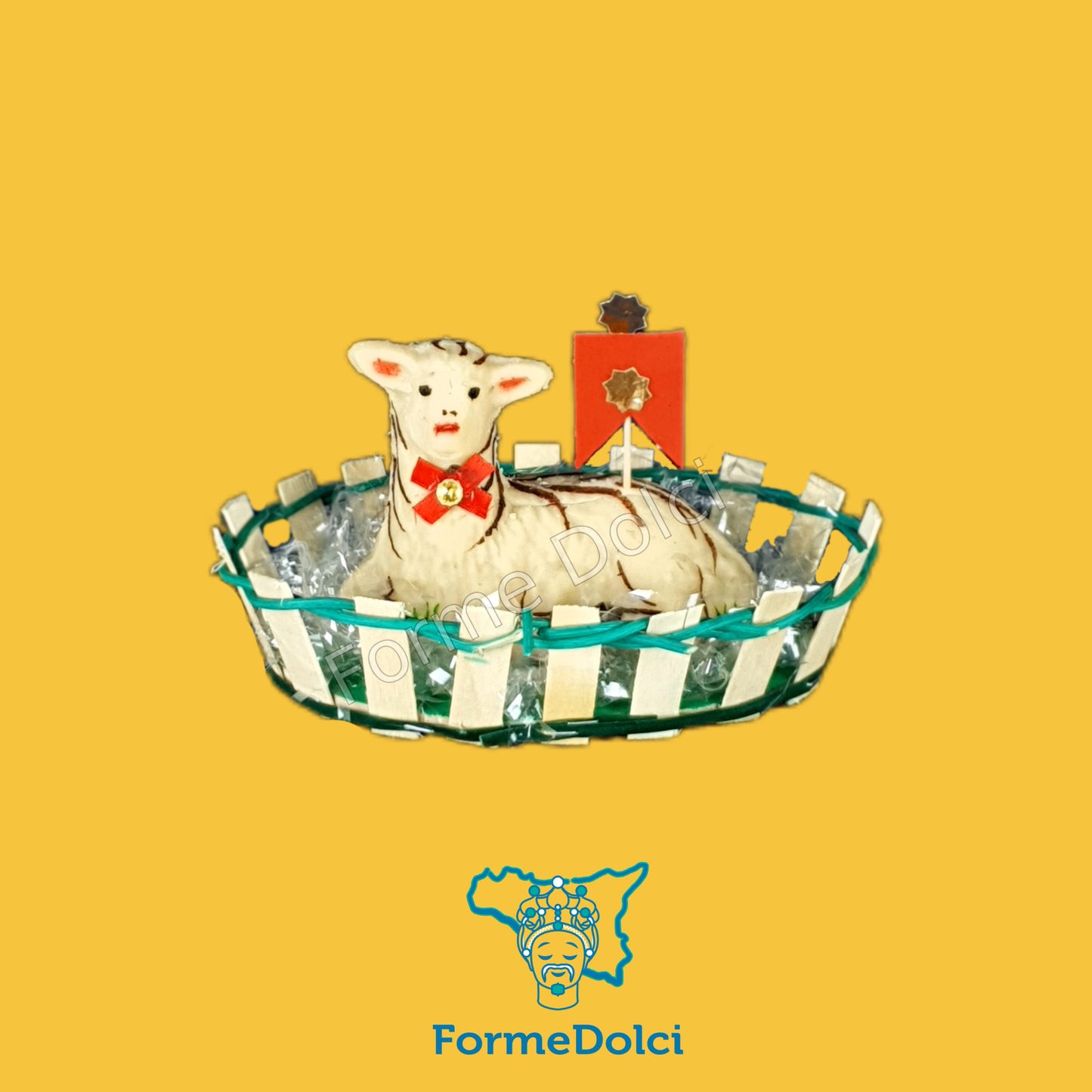 Stampi in gesso - Agnello pasquale 150g