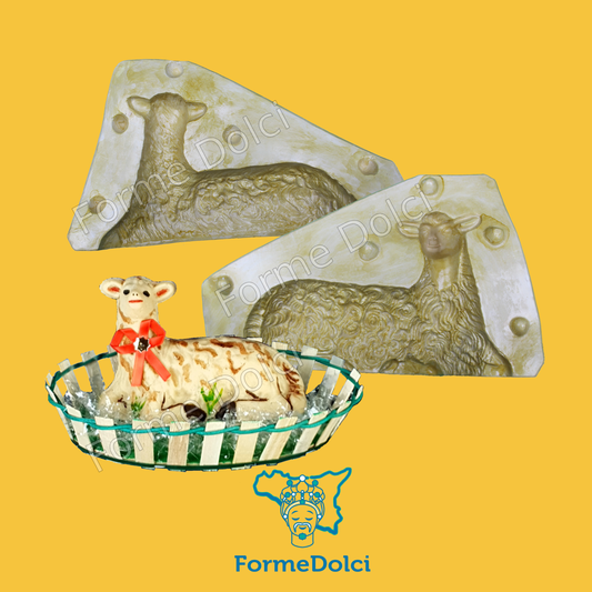 Stampi in gesso - Agnello pasquale 2kg