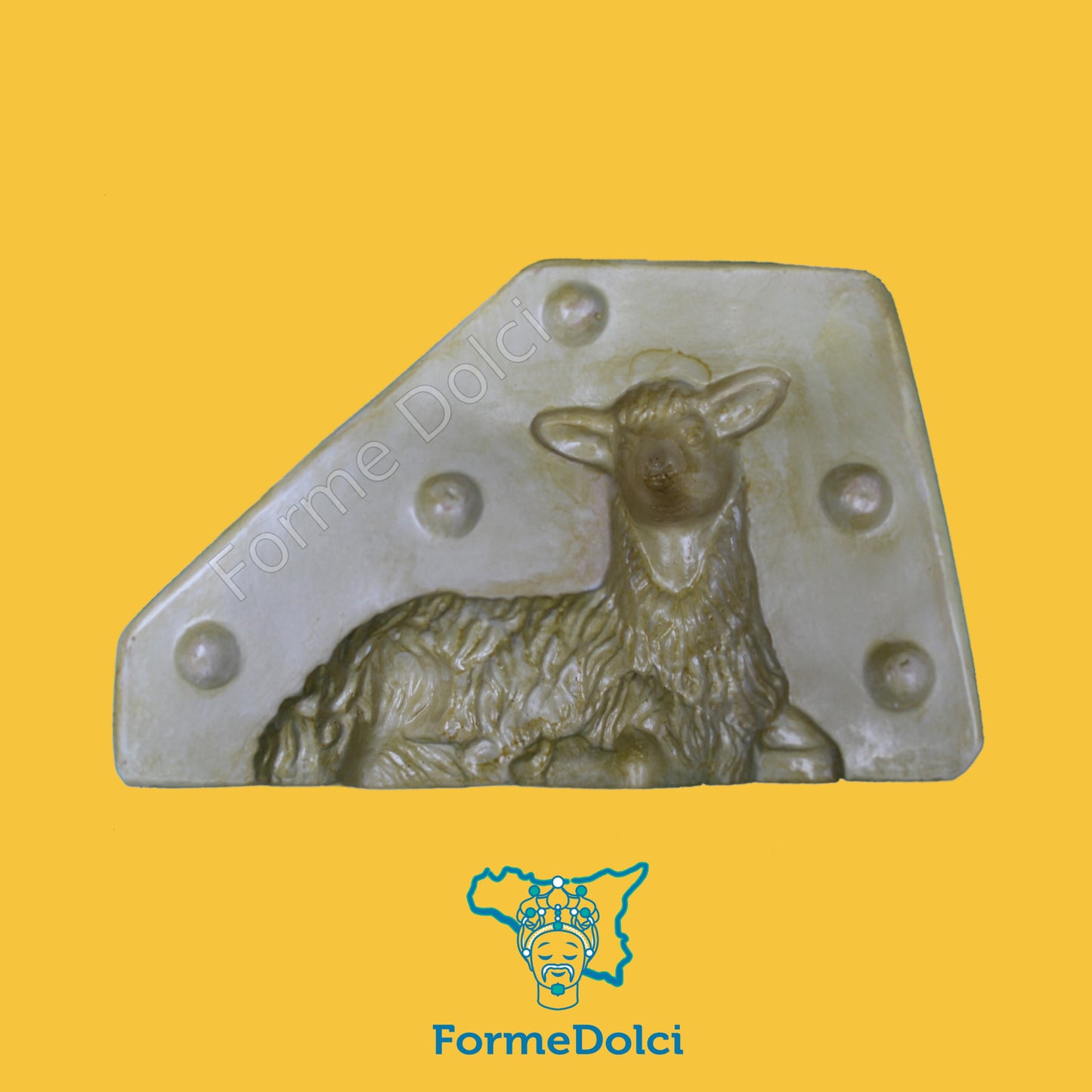 Stampi in gesso - Agnello pasquale 200g