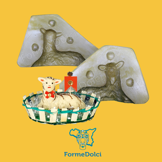 Stampi in gesso - Agnello pasquale 250g