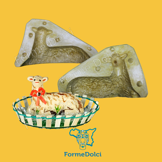 Stampi in gesso - Agnello pasquale 3kg