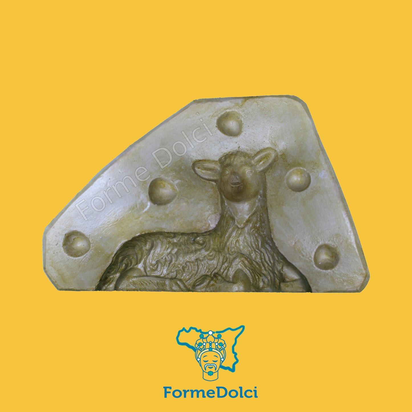 Stampi in gesso - Agnello pasquale 300g