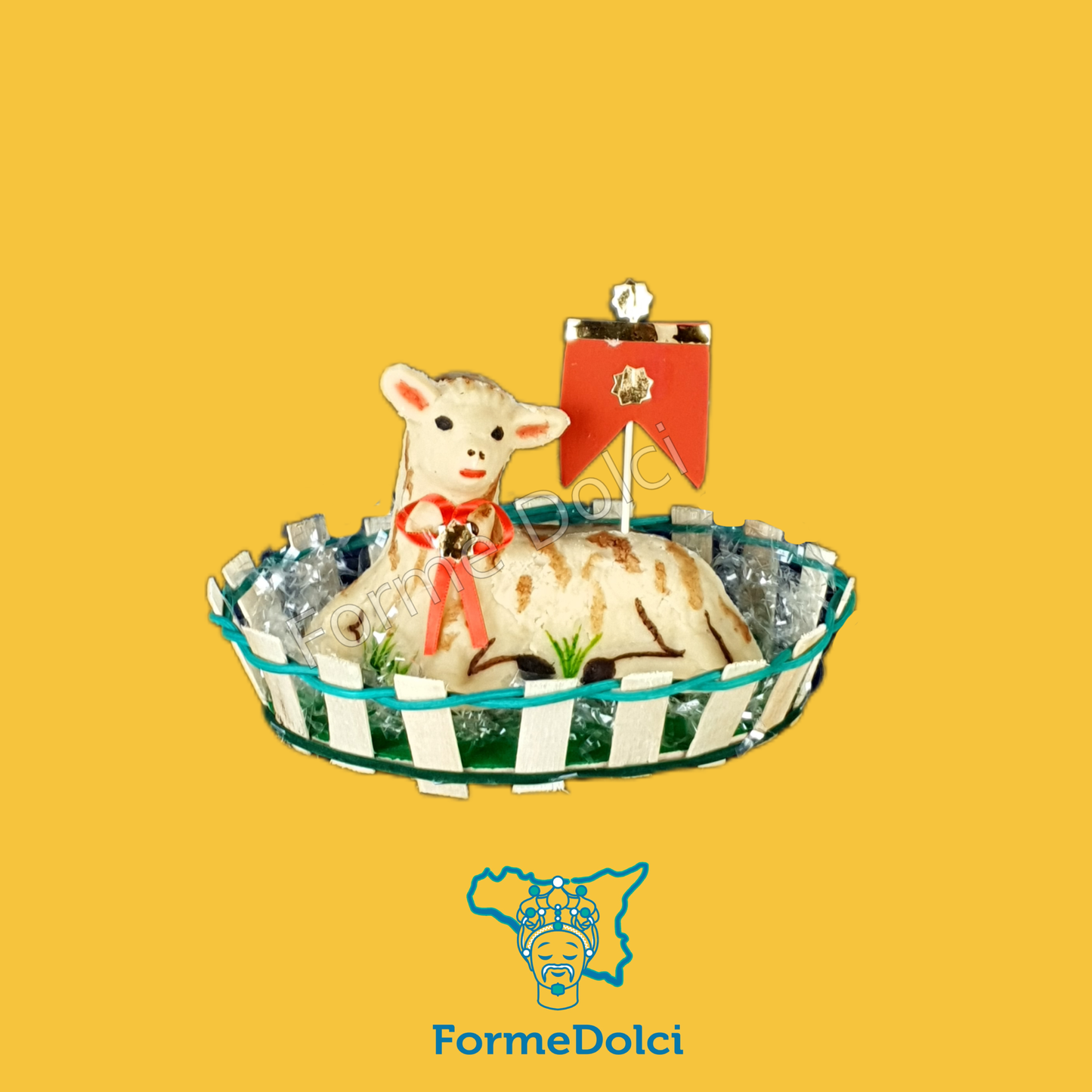 Stampi in gesso - Agnello pasquale 300g