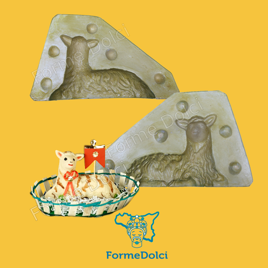 Stampi in gesso - Agnello pasquale 500g