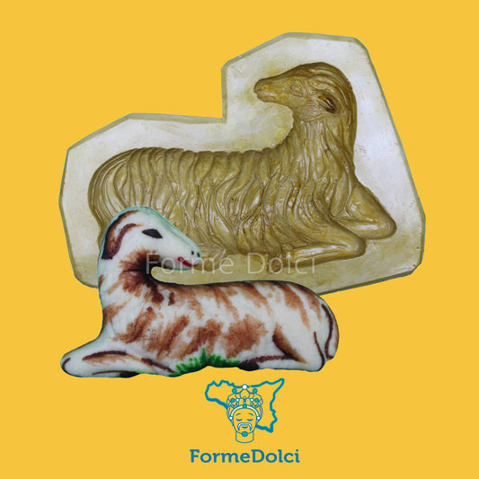 Stampo in gesso - Agnello pasquale da forno 1,5k