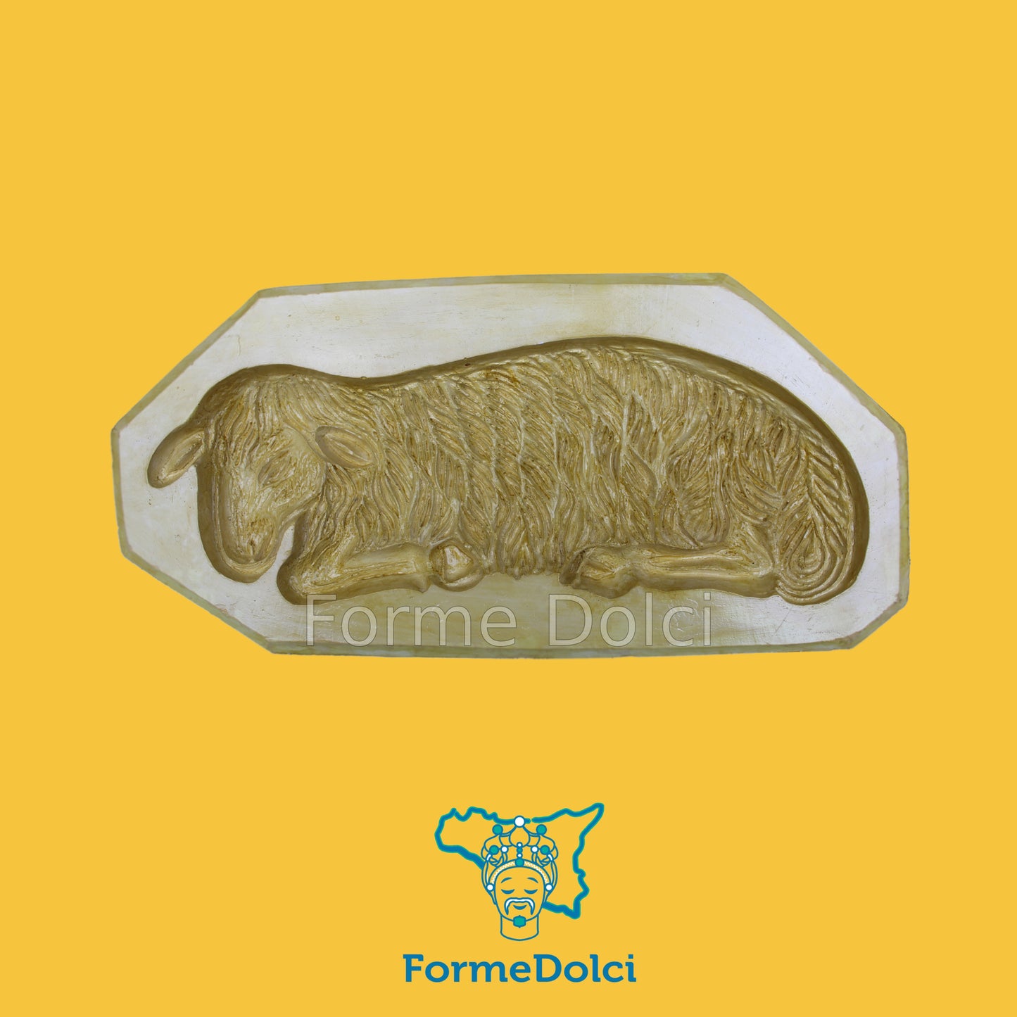 Stampo in gesso - Agnello pasquale da forno 1kg