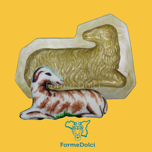 Stampo in gesso - Agnello pasquale da forno 2kg