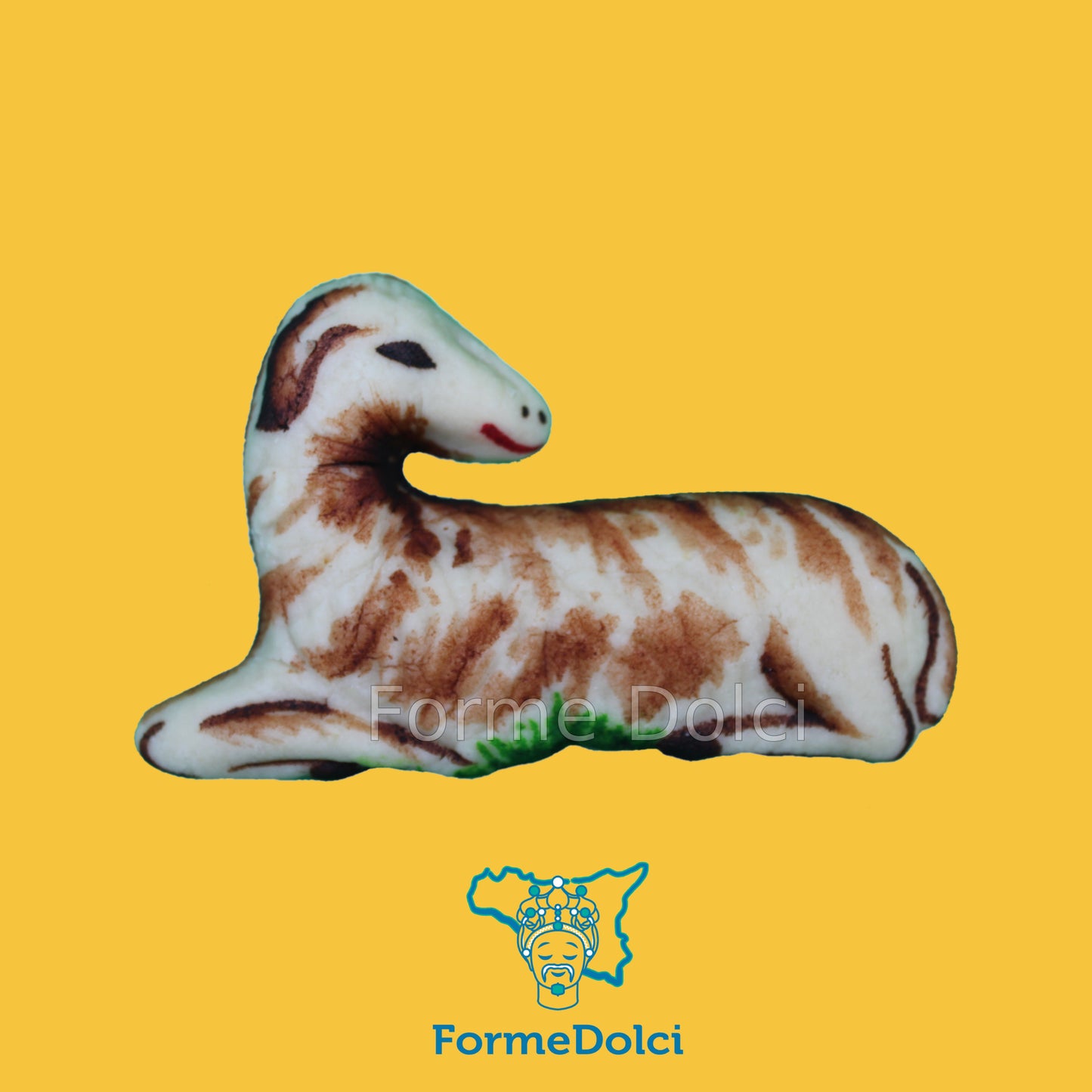 Stampo in gesso - Agnello pasquale da forno 500g