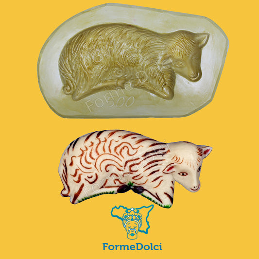 Stampo in gesso - Agnello pasquale da forno 500g