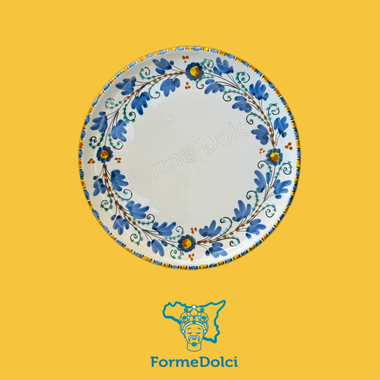 Vassoio rotondo in ceramica